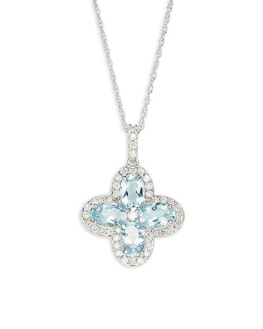 Saks Fifth Avenue 14K Gold Diamond Pendant Necklace