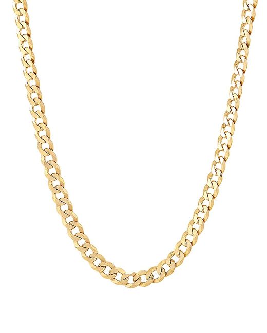 Saks Fifth Avenue Made in Italy Basic Gold-Plated Sterling Curb Chain Necklace/22