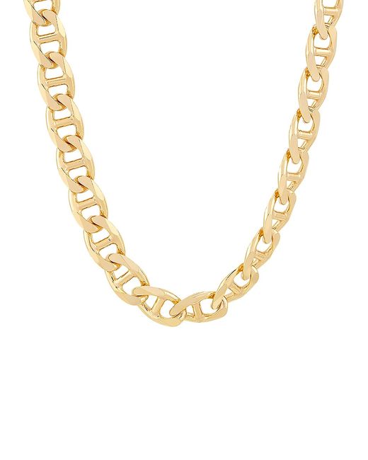 Saks Fifth Avenue Made in Italy Basic 18K Goldplated Sterling Mariner Chain Necklace/24