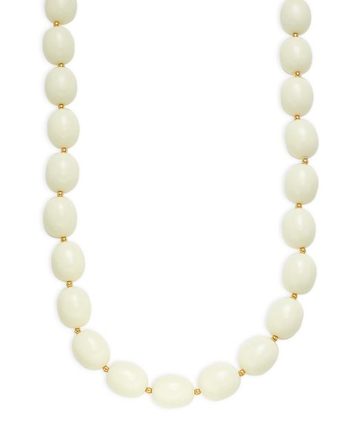 Kenneth Jay Lane 22K Goldplated Bead Necklace