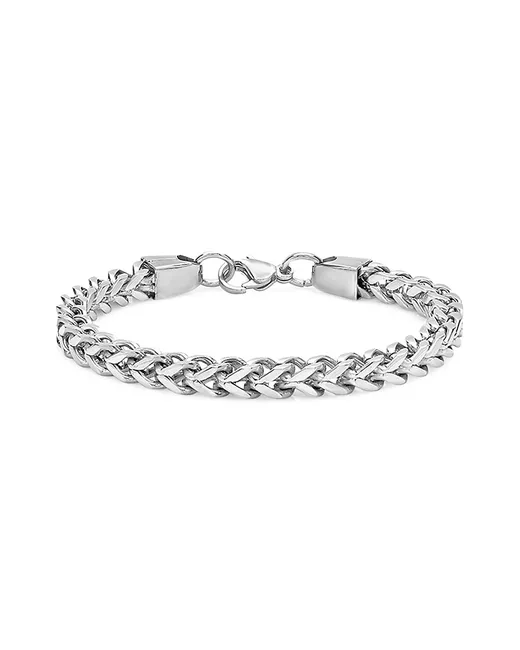 Anthony Jacobs Stainless Steel Chain Bracelet