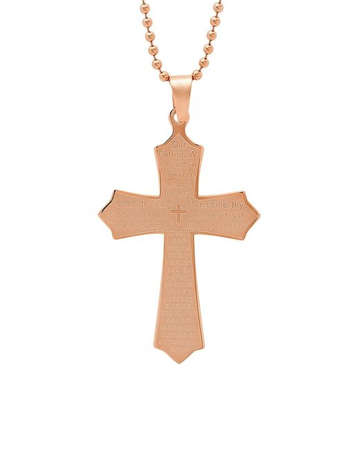 Anthony Jacobs Goldplated Cross Pendant Necklace