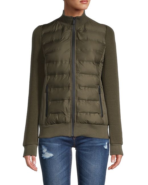 MARC NEW YORK by ANDREW MARC Mixed Media Puffer Jacket