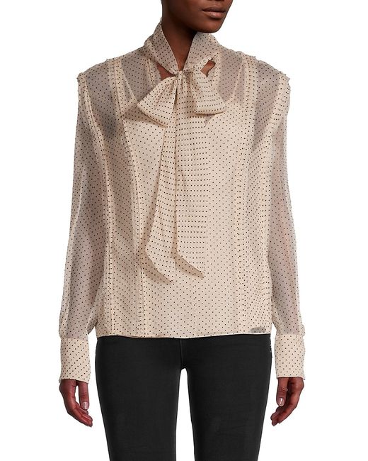Jason Wu Collection Pussycat Bow Dotted Blouse