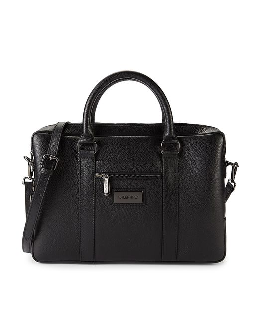Valentino Bags by Mario Valentino Roland Pebbled Leather Briefcase