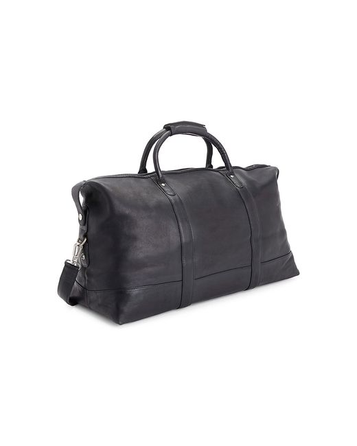 ROYCE New York Weekender Leather Duffel Bag