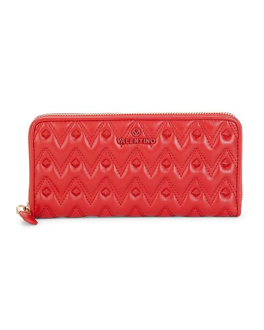 Valentino Bags by Mario Valentino Leonard Sauvage Leather Continental Wallet