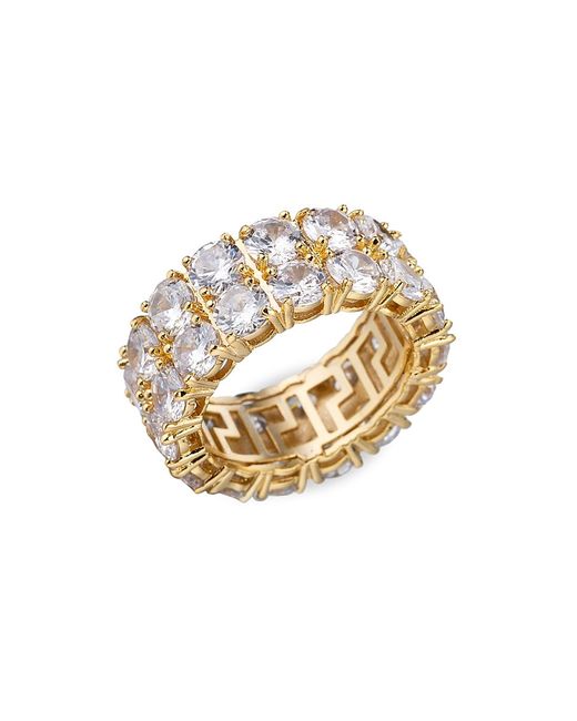 Eye Candy LA Luxe 18K Goldplated Crystal Round Ring