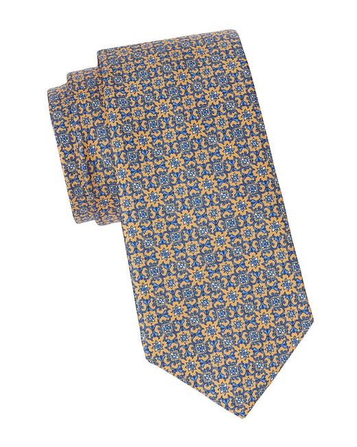 Saks Fifth Avenue Made in Italy Printed Silk Tie