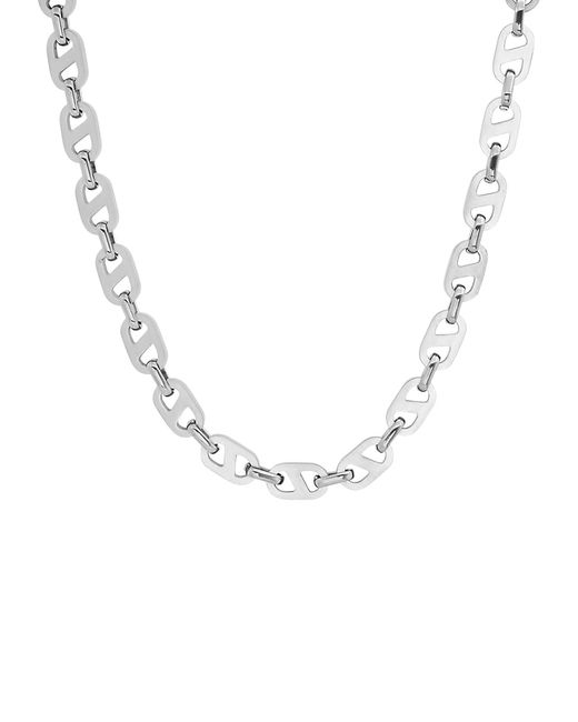 Anthony Jacobs Stainless Steel Mariner Chain Necklace
