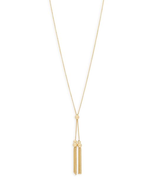 Saks Fifth Avenue 14K Gold Tassel Necklace