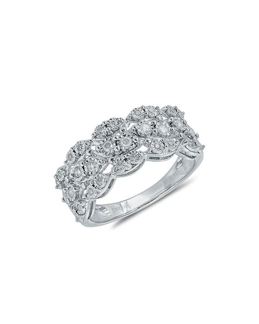 Effy ENY Sterling Diamond Ring
