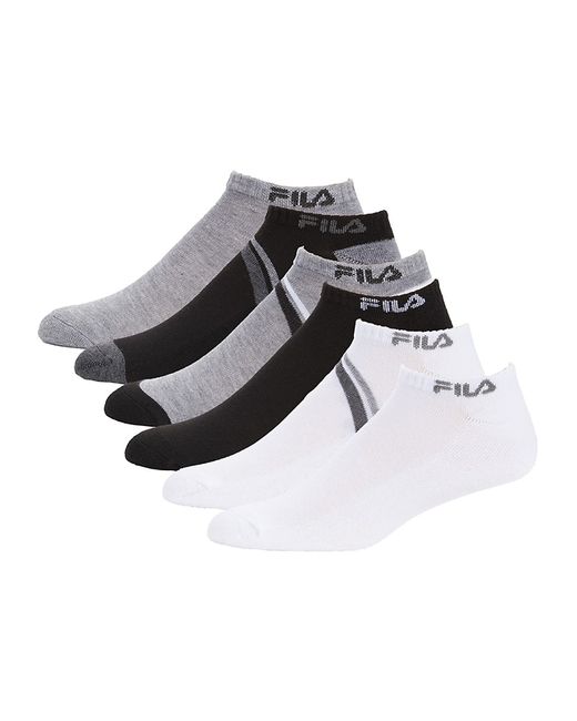 Fila Six-Pair Logo Liner Socks