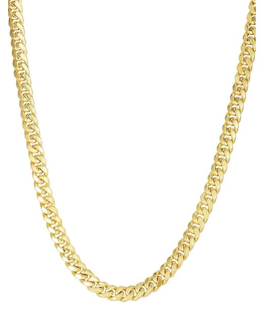 Saks Fifth Avenue Miami Cuban 14K Chain Necklace