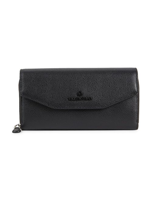 Valentino Bags by Mario Valentino Marcus Palmellat Leather Wristlet Wallet