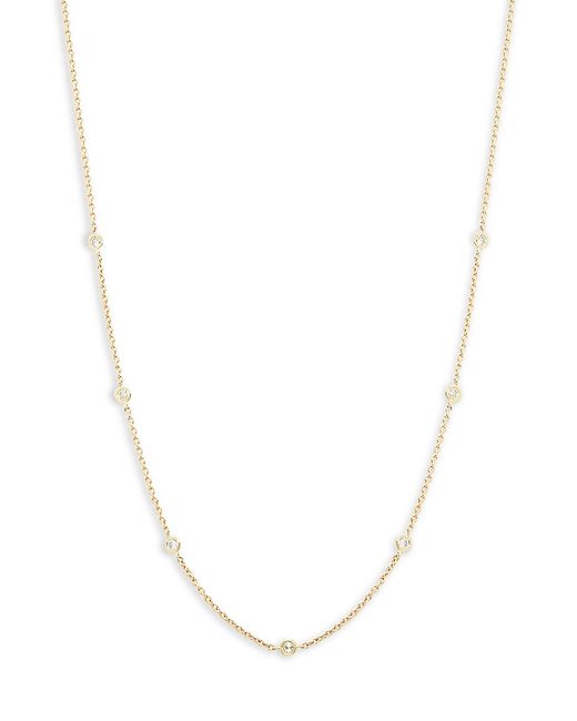 Saks Fifth Avenue 14K Diamond Chain Necklace