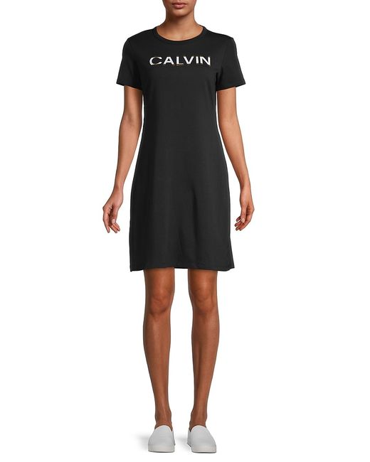 Calvin Klein Logo T-Shirt Dress