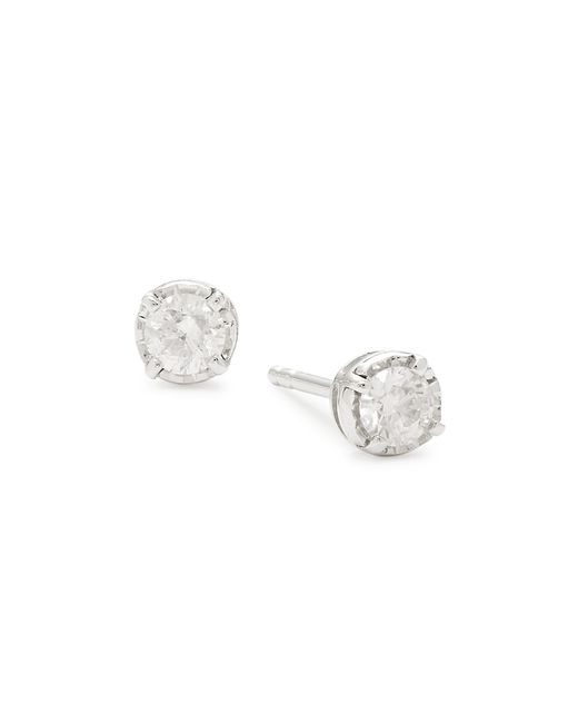 Effy ENY Sterling 0.24 TCW Diamond Earrings