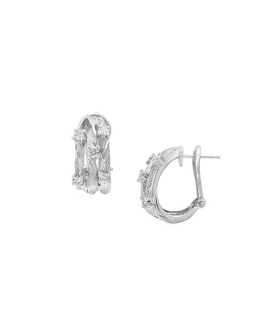Effy 14K Diamond Huggie Earrings