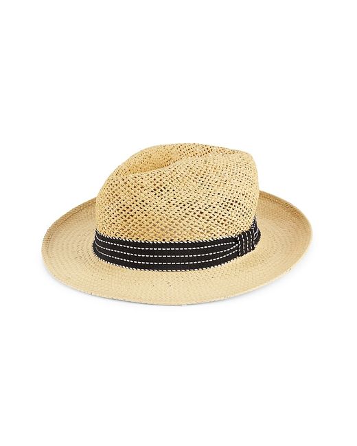 Saks Fifth Avenue Made in Italy Straw Fedora