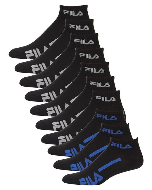 Fila 10-Pack Logo Ankle Socks