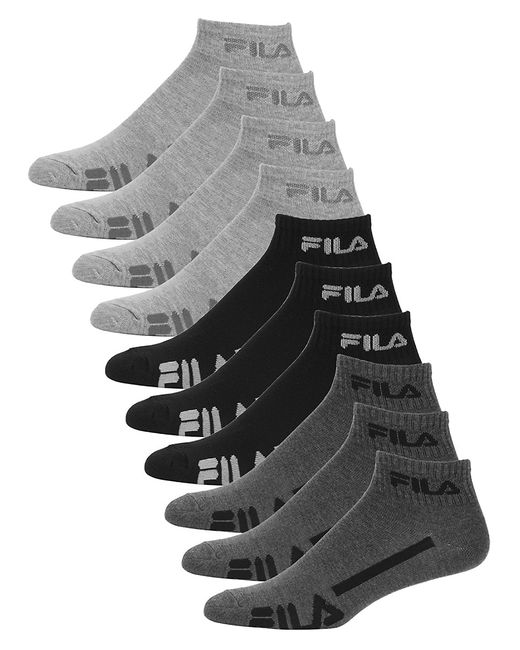Fila 10-Pack Racing Ankle Socks