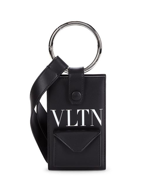 Valentino Neck Logo Leather Phone Case