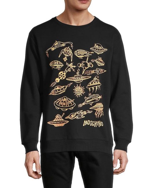Moschino Couture Space Graphic Sweatshirt 44 34