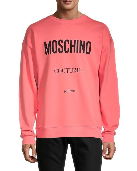 Moschino Couture Logo Cotton Sweatshirt 52 42