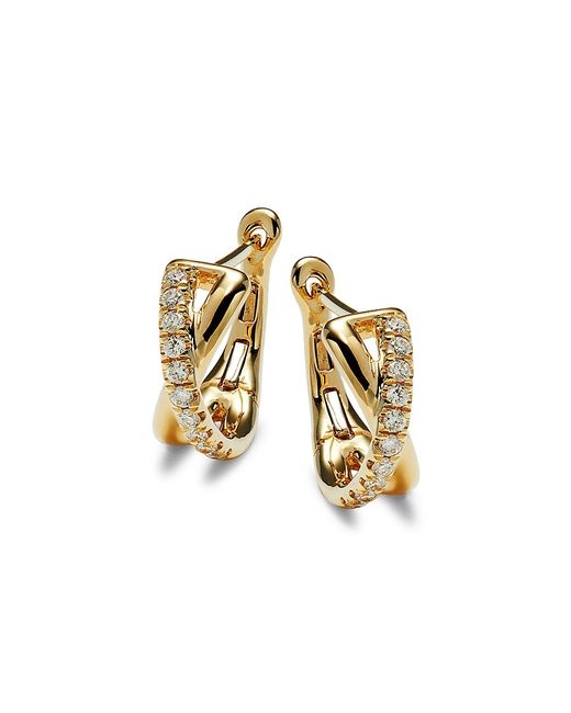 Saks Fifth Avenue 14K Diamond Earrings