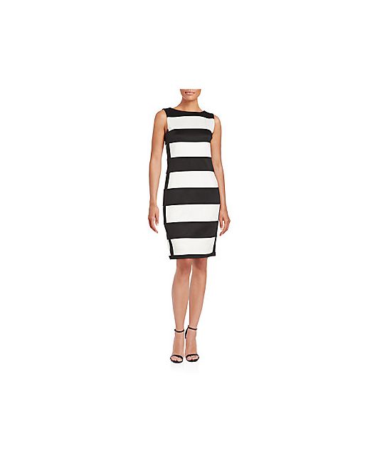 Calvin Klein Striped Sheath Dress