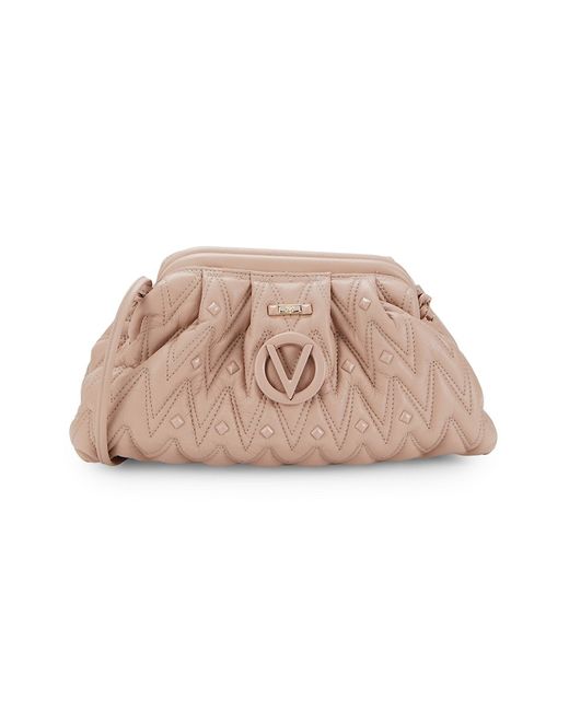 Valentino Bags by Mario Valentino Anais Chevron-Quilted Leather Crossbody Clutch