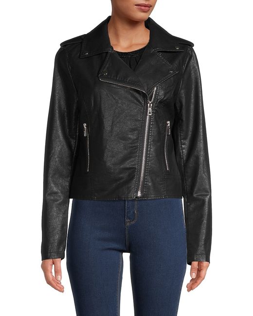 Noize Ivanna Vegan Leather Moto Jacket