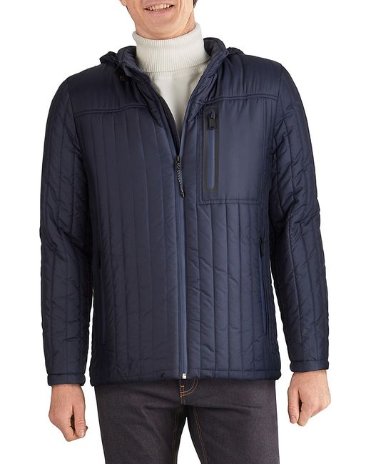 Cole Haan Faux Shearling-Lined Quilted Jacket
