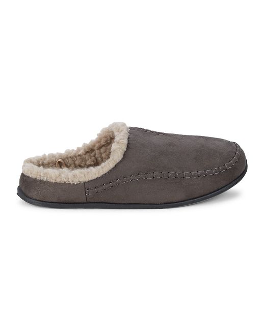 Deer Stags Nordic Faux Fur-Lined Slippers