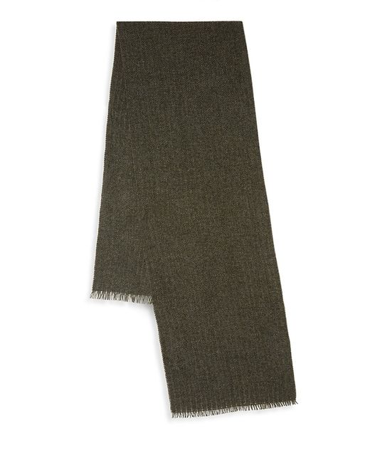 Cashmere Saks Fifth Avenue Fringed Cashmere Scarf