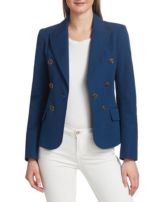 Victor Glemaud Eliza Double-Breasted Stretch-Cotton Jacket