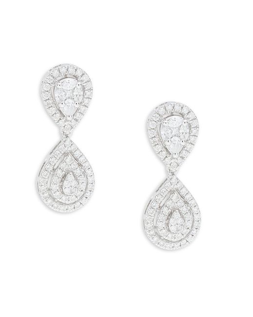 Saks Fifth Avenue 14K 1.24 TCW Diamond Drop Earrings