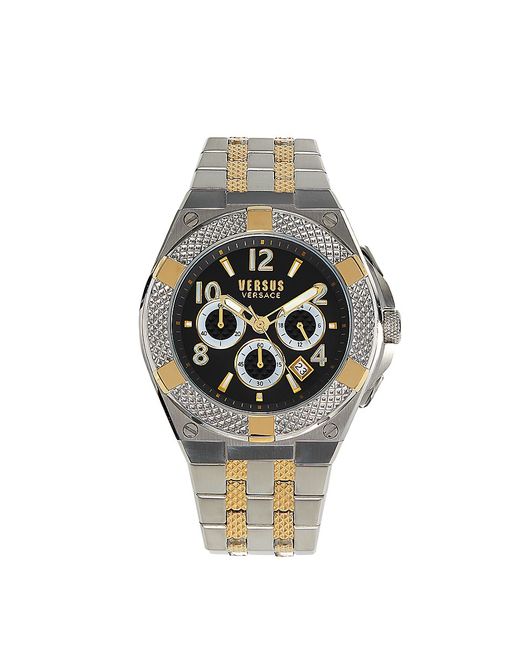 Versus Two-Tone Stainless Steel Bracelet Chronograph Watch
