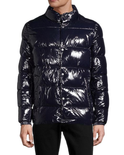 Calvin Klein Sheen Water-Resistant Down Puffer Jacket