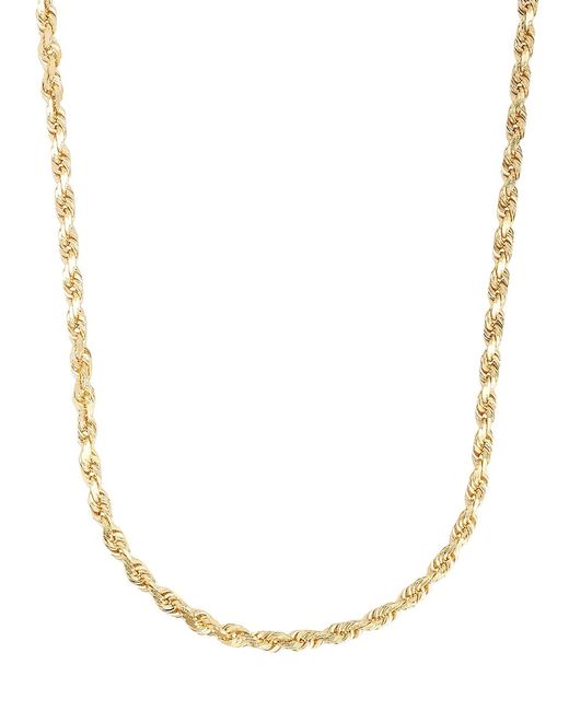 Saks Fifth Avenue 14K Royal Rope Chain Necklace/26