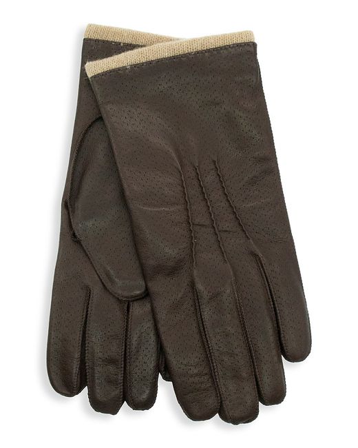 Portolano Perforated Nappa Leather Gloves