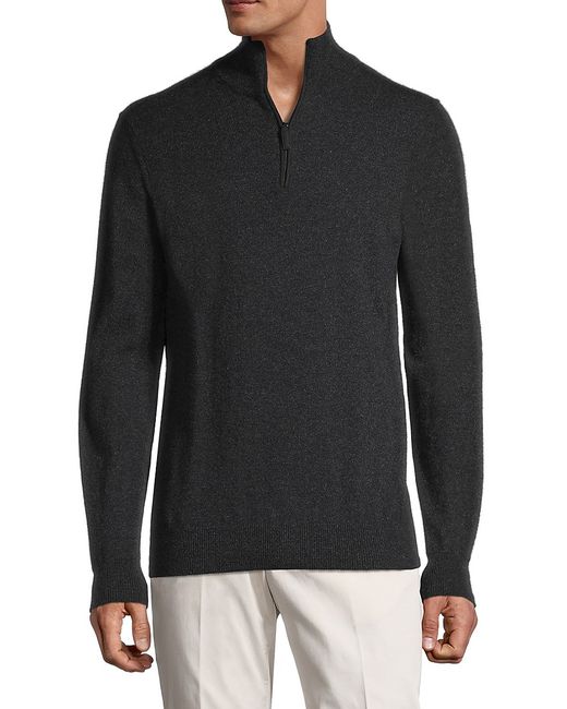 Saks Fifth Avenue COLLECTION Cashmere Half-Zip Sweater