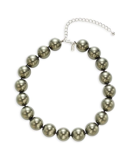 Kenneth Jay Lane Faux Pearl Beaded Necklace