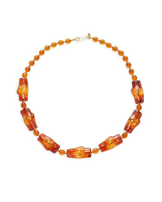 Kenneth Jay Lane Natural Beaded Necklace