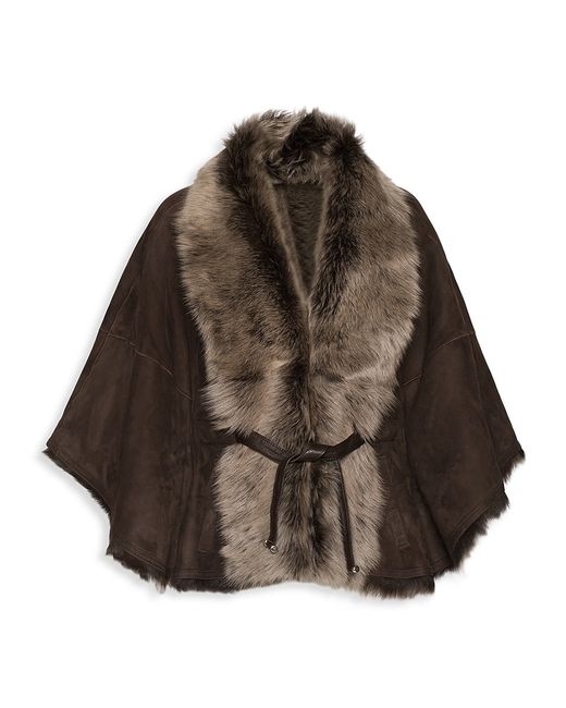 Wolfie Furs Made for Generation Toscana Shearling Cape