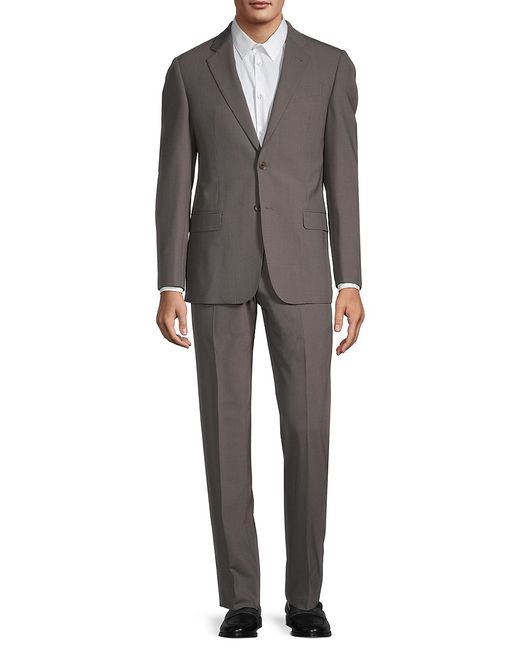 Armani Collezioni Regular-Fit Textured Suit 48 38 R
