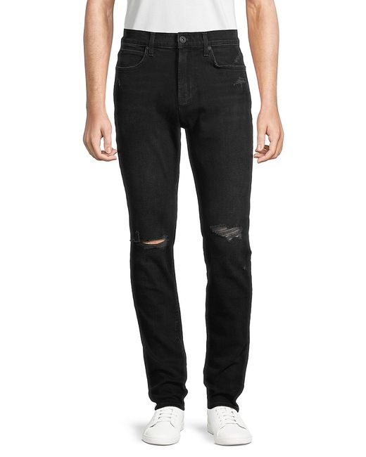 Hudson Ace Skinny-Fit Distressed Jeans