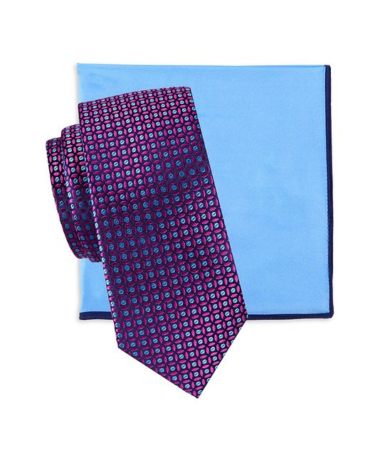 Ted Baker London 2-Piece Silk Tie Pocket Square Set