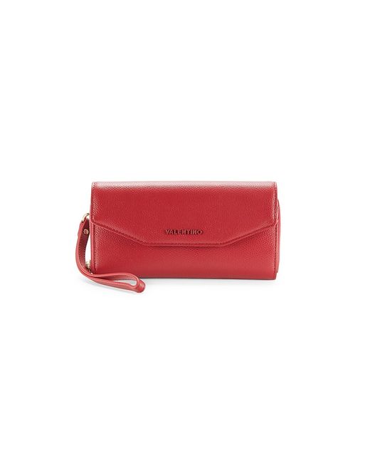Valentino Bags by Mario Valentino Marcus Palmellat Leather Wristlet Wallet